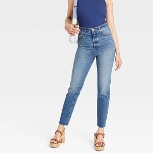 Universal Thread High Rise 90’s Slim Medium Wash Jeans